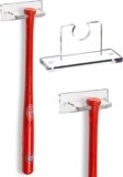 Clear Acrylic Wall Mounts and Display Stands for Baseball Bats
