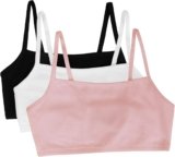 Fruit of the Loom womens Spaghetti Strap Cotton Pullover Sports Bra