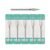 4mm Long Bud Cuticle Clean Nail Drill Bit, 5Pcs/Set Russian Diamond Nail Bits Professional Safety Under Nail Cleaner Burr for Cuticle Dead Skin, Electric Nails Drill Accessories, Fine