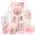 Birthday Gifts for Women Mom, Spa Gift Baskets for Her Wife,- 5 Pcs Relaxing Self Care Gifts Set with Body Lotion & Plush Earmuffs, Ideal Mothers Day Christmas Gifts for Women, Wife, Mom, Girlfriend