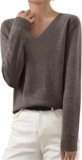 Cashmere Sweaters for Women Winter Fashion Solid Color Pullover Sweater Long Sleeve Casual Sweater Crewneck Outfits