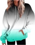 Womens Hoodie,Women’s Graphic Print Hooded Sweatshirt Casual Long Sleeve Pullover Tops Fall Outfits with Pockets