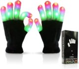 Luwint Led Gloves Fun Toys Kids 8-15+, 6 Flashing Modes, Teen Boys Girls Gifts for Rave Dance Christmas Birthday Party
