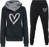 Joggers for Women 2 Piece Set Unisex Hoodies Tracksuit Sweatsuits Sweatshirt and Sweatpant for Women Men 2 Piece Sets