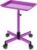 Salon Tray on Wheels – Premium Aluminum Tattoo Tray Rolling Trolley – Adjustable Salon Service Rolling Tray Hairdresser Cart with Clinic Spa Rolling Tray Wheels (Purple)