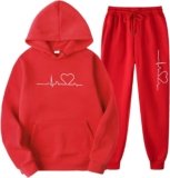 Travel Sets for Women 2 Piece Hoodie Sweatsuits Set Sweatpants Long Sleeve Sweatshirt Matching Joggers Tracksuit Sets