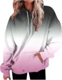 Women’s Sweatshirts,Lightweight Soft Comfortable Fleece Hoodies Oversized Classic Baggy Workout Sweatshirts