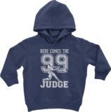 Expression Tees Here Comes The Judge Toddler-Sized Hoodie and Infant Fleece Rompers, Ultra-Soft and Adorable