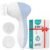 COSLUS Facial Cleansing Brush Silicone Face Scrubber: 2 in1 FBS-D Electric Exfoliating Massage Device Waterproof Deep Cleaning Exfoliation Rotating Spa Machine – Electronic Skin Care Wash Clean System