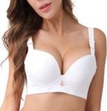 FallSweet Padded T Shirt Bras for Women Push Up Comfort Underwire Brassiere 34A to 44C