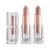 2PCS Matte Nude Lipstick Set Velvet Lip Gloss Non-Fading Non-Sticky Cup Nude Lipstick Matte Lip Stain Long Lasting Waterproof Lipstick for Women Girls Daily Lip Makeup-White Peach+Flesh Pink