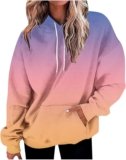 Pink Hoodie,Hoodie for Women Teen Girls Oversized Sweatshirt Cute Graphic Long Sleeve Clothes with Pockets