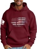 Workout Hoodies for Men Running Sport Hoodies Long Sleeve Hooded Sweatshirts Drawstring Winter Pullover Hoodies