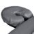 ForPro Premium Microfiber Massage Face Rest Cover, Cool Grey, Ultra-Light, Stain and Wrinkle-Resistant, for Massage Tables, 10-Count