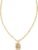 Kendra Scott Crystal Letter Short Pendant Necklace, Fashion Jewelry for Women