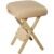 Master Massage Wooden Handy/Folding Massage Stool Cream