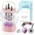 Electric Makeup Brush Cleaner – 9000 RPM Makeup Brush Cleaning Machine, IP65 Waterproof Automatic Makeup Brush Cleaner for Makeup Sponges and Brushes(Pink)