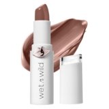 wet n wild Mega Last High-Shine Lipstick Lip Color, Infused with Seed Oils For a Nourishing High-Shine, Buildable & Blendable Creamy Color, Cruelty-Free & Vegan – Clothes Off