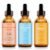 Facial Skin Care Set– Retinol Serum, Vitamin C & Hyaluronic Acid for Face – Anti Aging Face Serum Set for Women – Firm, Wrinkle Smoothing, Dark Spot Corrector, Brighten Dullness