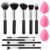 Makeup Brushes Set Gifts for Women: 13 Pcs Premium Kit with Foundation Concealer with Makeup Blush Sponge Professional Beauty Accessories Birthday Gifts Christmas Stocking Stuffers for Women Teens