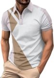 Polo Shirts for Men Short Sleeve Causal Summer Henley Shirt Big and Tall Golf Tshirt Pullover Gym Workout Tee Tops