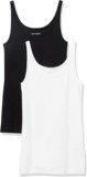 Amazon Essentials Women’s Slim-Fit Thin Strap Tank Top, Pack of 2