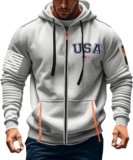 Mens Sweatshirts Hoodies,Plus Size Pullover Casaul Long Sleeve Drawstring Soft Knit Fleece Pocket Sweatshirts