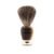 Edwin Jagger Simulated Horn Pure Badger Hair Shaving Brush with Nickel Plated Collar and End Cap