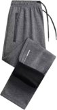 Fleece Sweatpants Women Active Winter Warm Fleece Lined Sweatpants with Pockets Jogger Trousers Comfortable Fit
