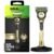 GilletteLabs with Exfoliating Bar Razor for Men, Champion Gold Edition – 1 Handle, 1 Razor Blade Refill, Includes Premium Magnetic Stand