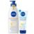 NIVEA Skin Firming Body Lotion Variety Pack with 16.9 Fl Oz Hydrating Body Lotion and 6.7 Oz Skin Firming Gel Cream