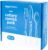 Amazon Basics Disposable Clear Assorted Cutlery Set, Premium Quality, 192 Count, Large Combo Pack Forks, Spoon and Knives