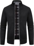 Mylldey Mens Sweater Cardigan Full Zip Knitted Long Sleeve Sweaters Men Workout Outfits