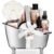 Spa Gift Baskets For Women – Luxury Bath Set With Coconut & Vanilla – Spa Kit Includes Body Wash, Bubble Bath, Lotion, Body Butter, Soap, Body Spray, Shower Puff, and Towel