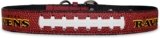 Pets First Tough Leather Pet Collar NFL Baltimore Ravens Premium Dog Collar, Limited Edition, Size Medium. Best & Strongest Heavy-Duty Dog Collar!, Medium (16-20″” Long & 1″” Wide) (BAL-3081-MD)