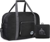 WANDF Foldable Travel Duffel Bag Luggage Sports Gym Water Resistant Nylon