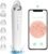 Blackhead Remover Pore Vacuum, 【[FDA Certification] 】 WiFi Visible Facial Pore Cleanser with HD Camera Pimple Acne Comedone Extractor Kit with 6 Suction Heads Electric Blackhead Suction Tool