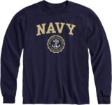 Barnesmith Long Sleeve Cotton Adult T-Shirt, Unisex, Heritage Logo, Color