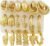 9 Pairs Chunky Gold Earrings Set for Women Trendy Lightweight Gold Plated Hoop Earrings Hypoallergenic Jewelry
