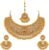 Efulgenz Indian Jewelry Sets for Women Bridal Jewelry Bollywood Traditional Crystal Faux Pearl Wedding Choker Necklace Earrings Maang Tikka Indian Wedding Jewelry