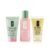 Clinique 3-Step Refresher Course Skincare Set For Oily Combination Skin Types | Mini Travel Size Face Soap, Clarifying Lotion,+ Dramatically Different Gel | Cleansing, Exfoliating + Moisturizing