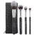 Makeup Brush Set 4PCS Premium Travel Make Up Brush Kit -For Foundation, Blush, Bronzer, Eyeshadow,Setting Powder & Concealer Makeup Brushes with Black Case