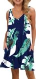 MISFAY Women’s Summer Casual T Shirt Dresses Beach Cover up Tank Dress