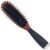 Kent KB Minihog Headhog Detangling Travel Hair Brush, Black Rubber Cushion Detangler Brush and Scalp Brush with Firm Rounded Plastic Bristles for Women Men and Kids Everyday Care, Made in England
