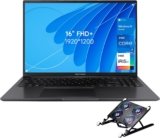 ASUS Vivobook 16 F1605 Laptop, 16″ WUXGA (1920 x 1200), Intel i7-1355U, 16GB RAM, 1TB SSD, Bundle with PCO Notebook Folding Radiator, Laptop Cooler