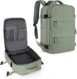 coowoz Large Travel Backpack For Women Men,Carry On Backpack,Hiking Backpack Waterproof Outdoor Sports Rucksack Casual Daypack travel essentials（Gray Green）