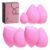 Makeup Sponge Set BS-MALL Blender Sponges 7 Pcs for Liquid, Cream, and Powder, Multi-colored with 1 Mini Makeup Sponge Pink (A-HotPink)