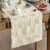 Artoid Mode Beige Soft Plush Faux Fur Jacquard Pumpkins Fall Table Runner, Seasonal Autumn Kitchen Dining Table Decoration for Home Party Decor 13×60 Inch