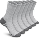 Felicigeely Athletic Socks Cushion Running Socks Performance Breathable Crew Socks Outdoor Sports Socks for Men Women 6Pairs