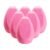 6pcs Makeup Sponge Set -Snowflakes Premium Beauty Makeup Sponge Blender Professional Foundation Sponge Latex Free Flawless Coverage of Powder, Cream, Liquid (Pink)